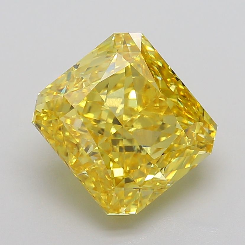 7.02 Carat Radiant Cut Fancy Yellow