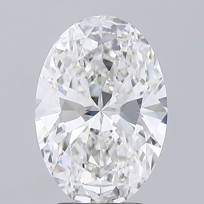 3.53 Carat F-VS1 Oval Lab Diamond