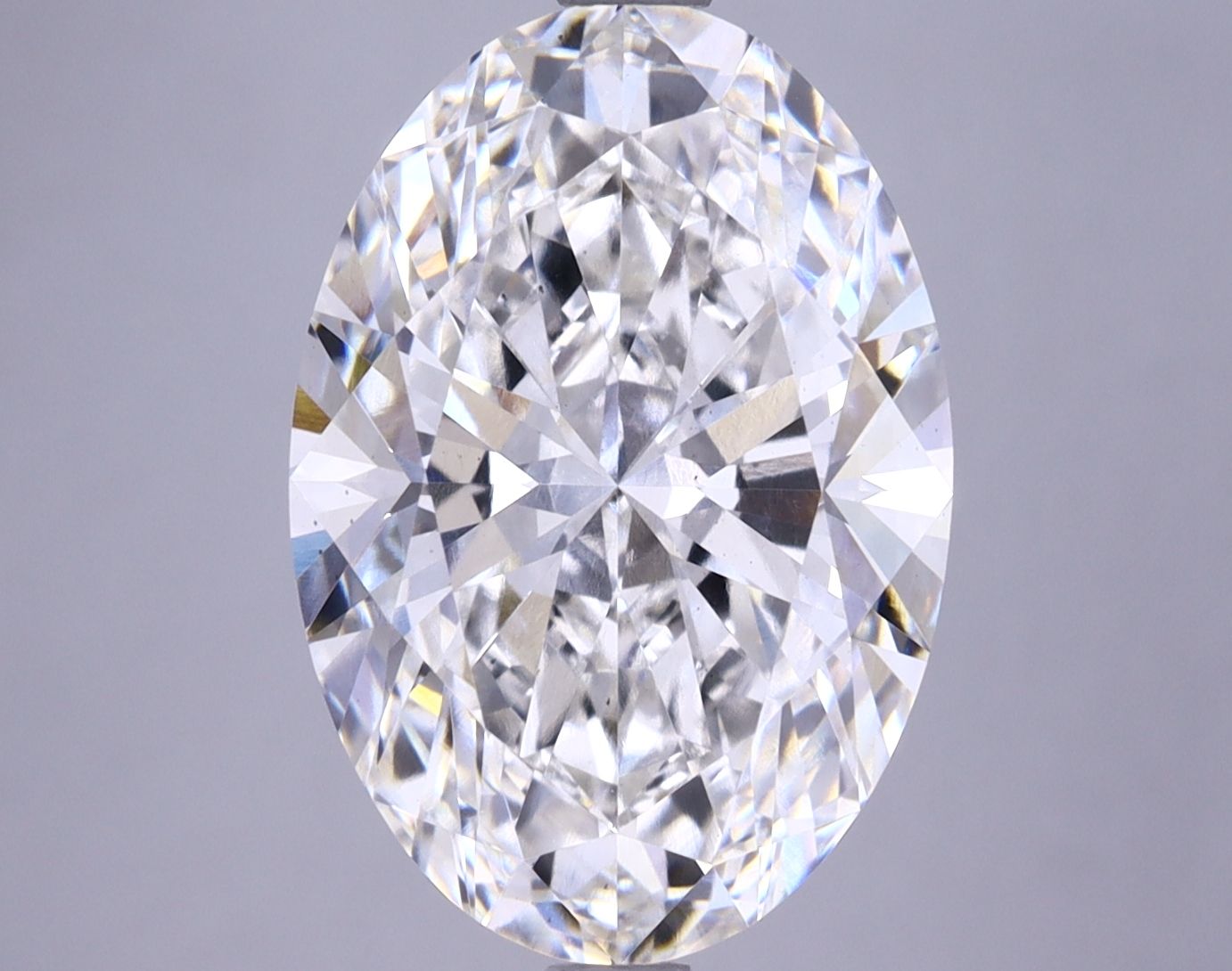 6.05 Carat G-VS2 Oval Lab Diamond