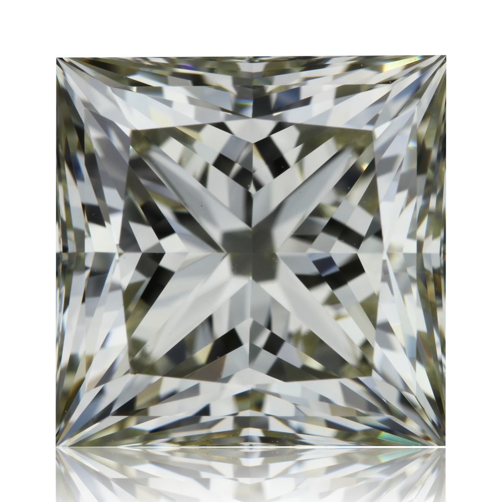 5.19 Carat L-VVS2 Princess Cut Diamond