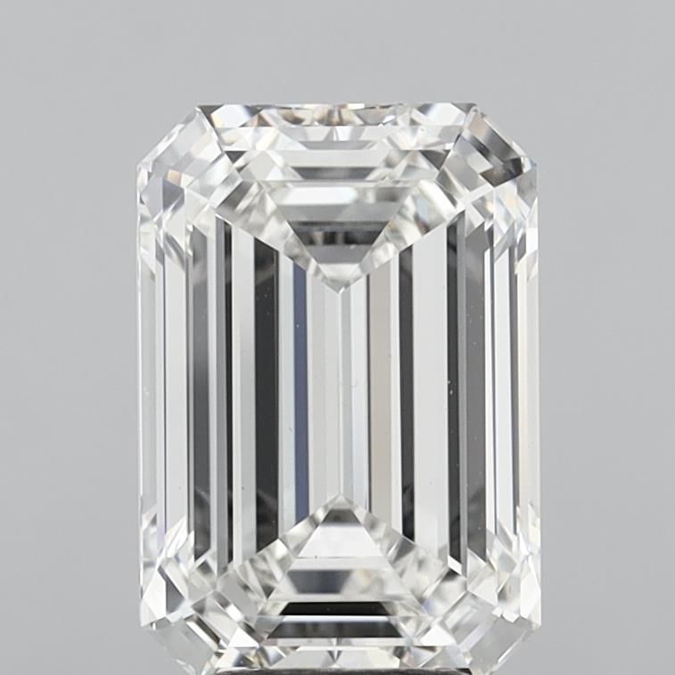 4.41 Carat F-VS1 Emerald Lab Diamond