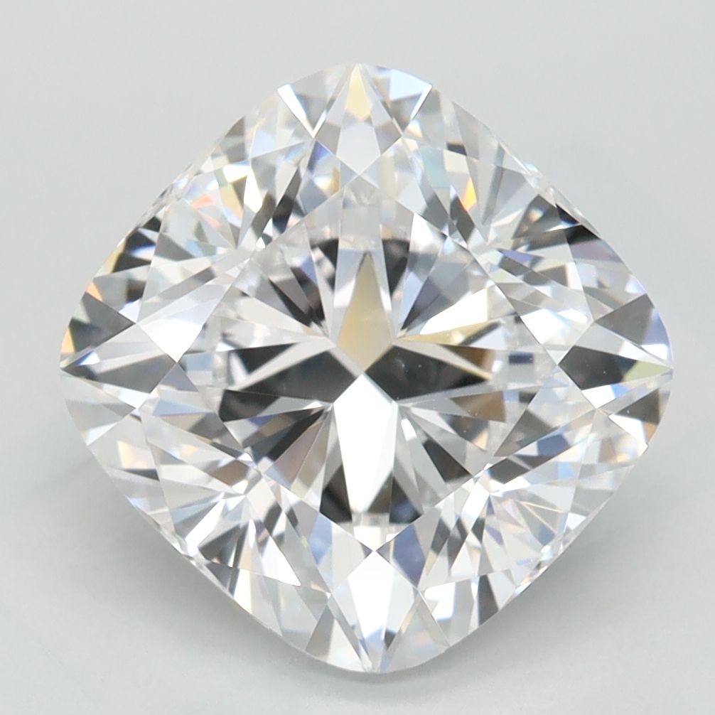 3.47 Carat D-VVS1 Cushion Lab Diamond