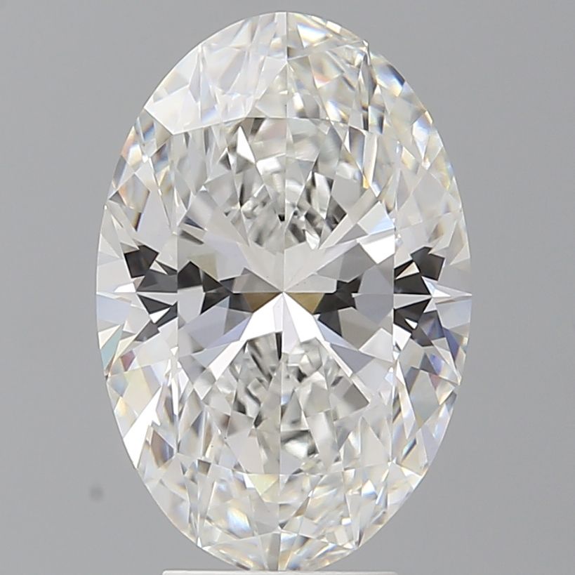5.04 Carat F-VVS2 Oval Lab Diamond