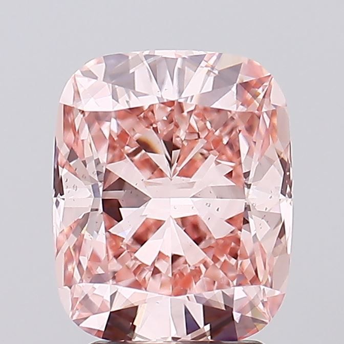 3.05 Carat Cushion Cut Fancy Pink