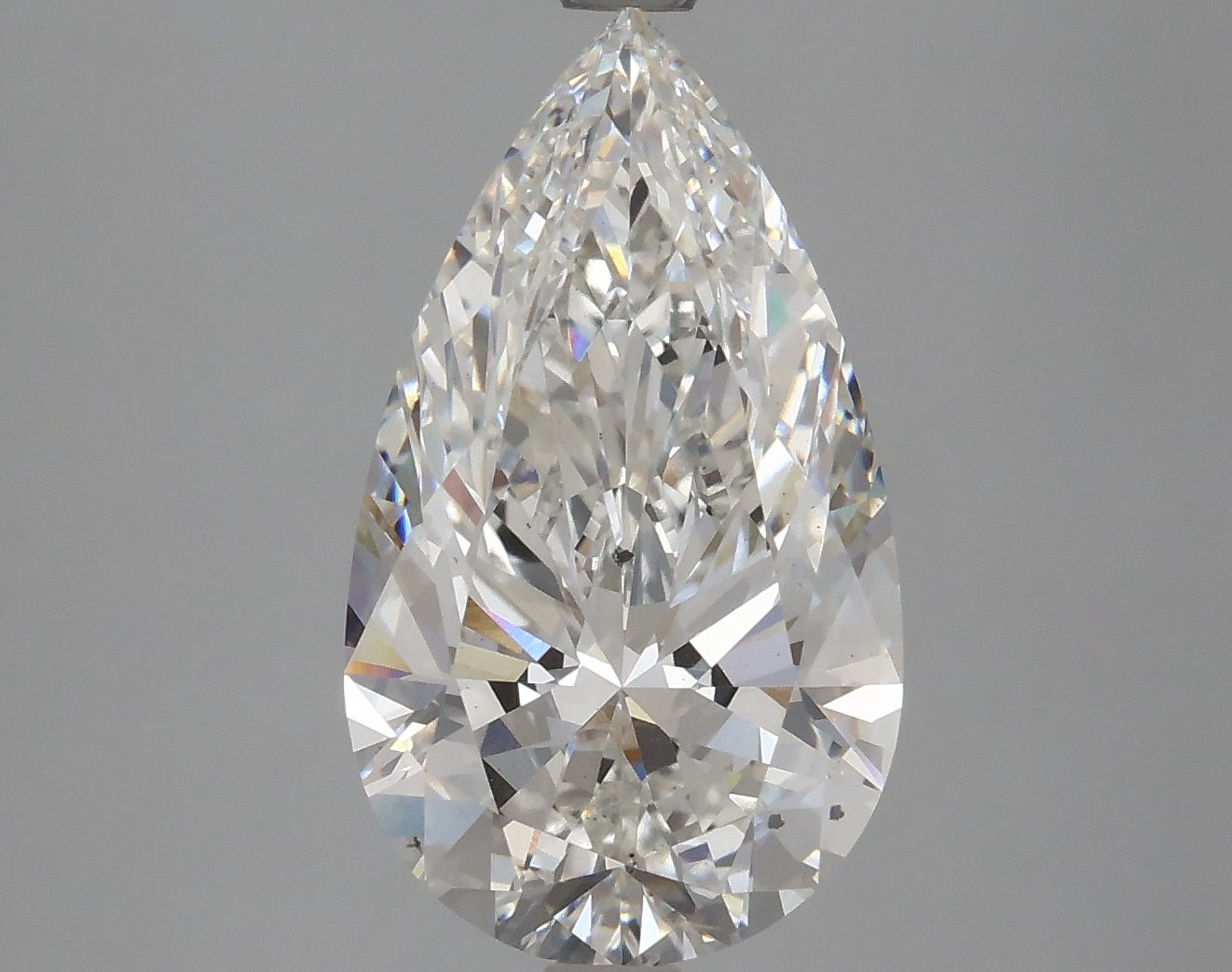 4.04 Carat G-VS2 Pear Lab Diamond
