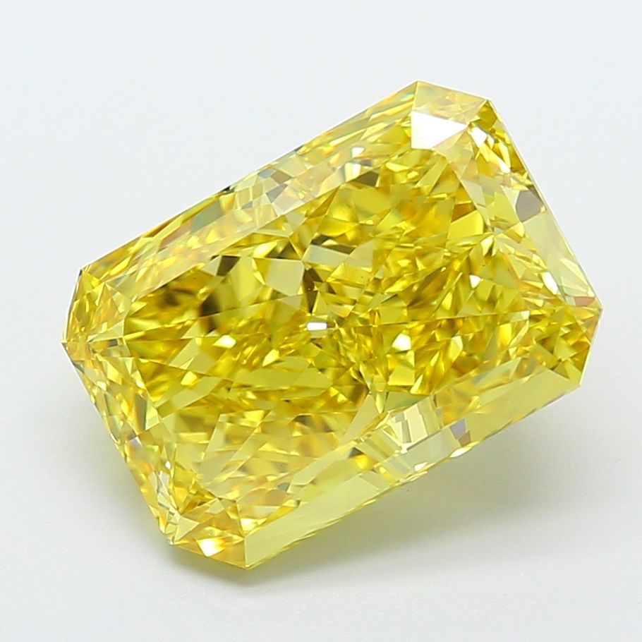 8.55 Carat Radiant Cut Fancy Yellow
