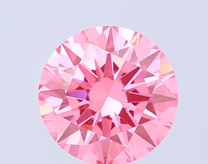 1.50 Carat Round Cut Fancy Pink