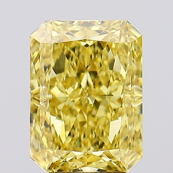 4.4 Carat Radiant Cut Fancy Yellow