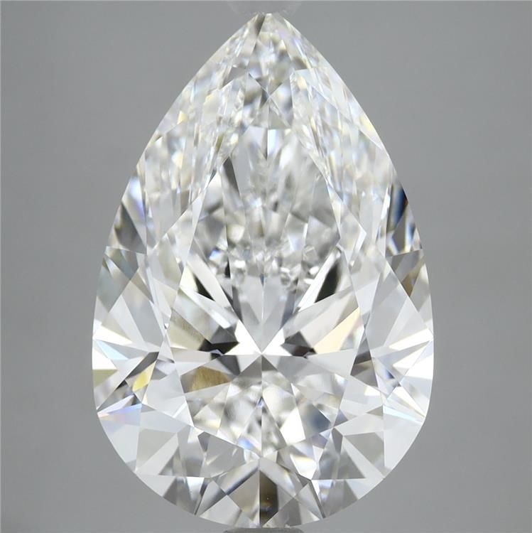 6.52 Carat E-VVS2 Pear Lab Diamond
