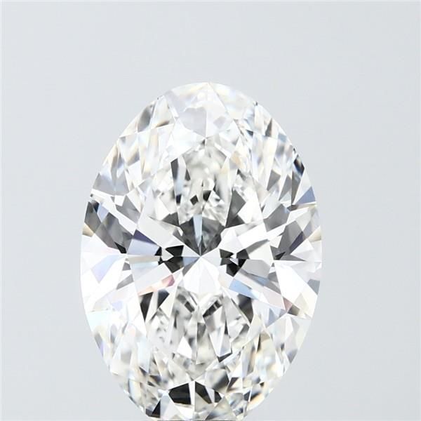 3.53 Carat F-VVS2 Oval Lab Diamond