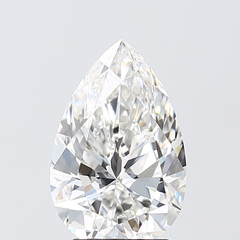 3.03 Carat F-VVS2 Pear Lab Diamond