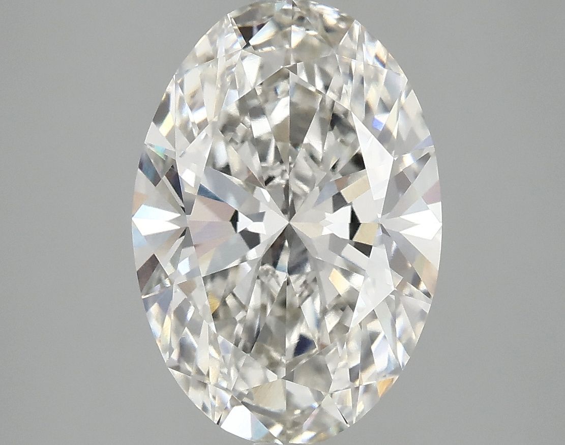 3.78 Carat G-VVS2 Oval Lab Diamond