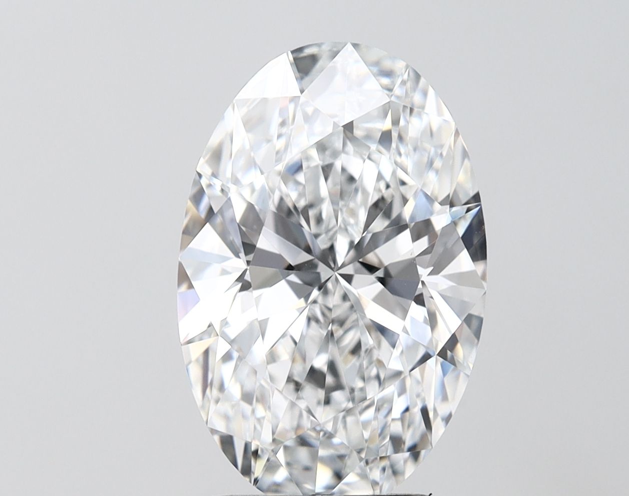 4.07 Carat D-IF Oval Lab Diamond