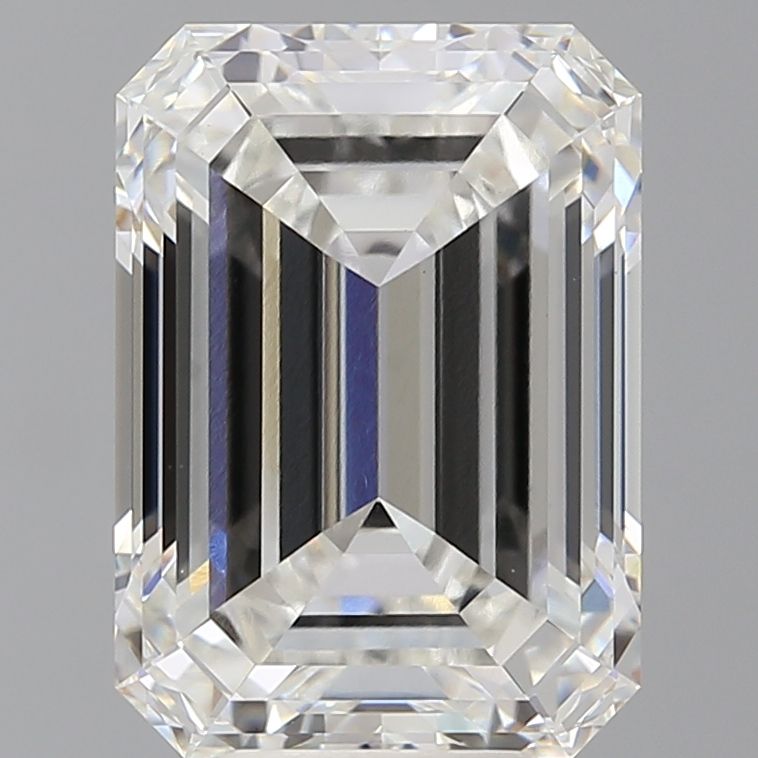 7.47 Carat F-VVS2 Emerald Lab Diamond