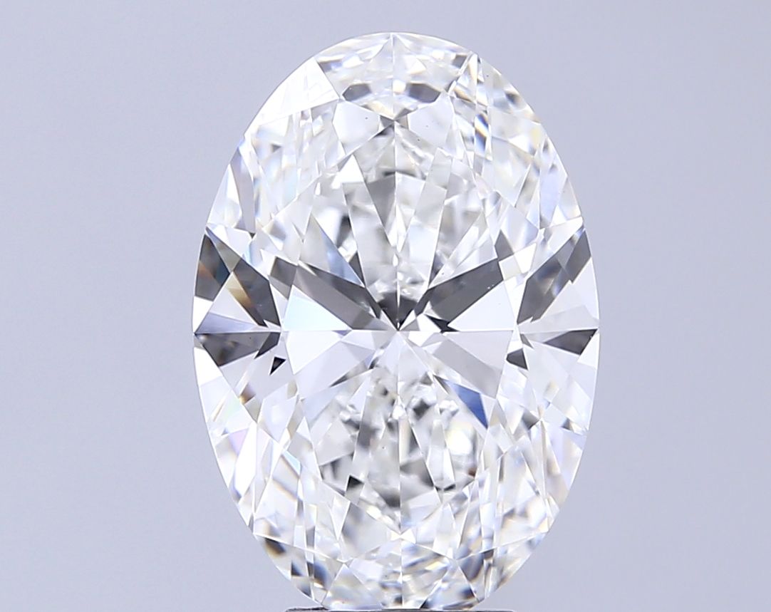 6.02 Carat E-VVS2 Oval Lab Diamond