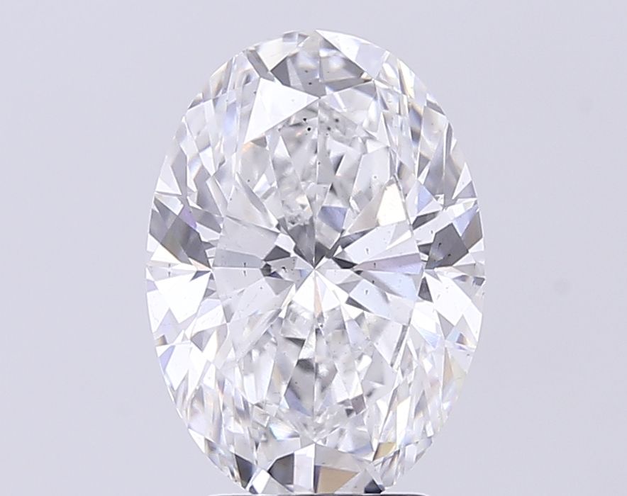 4.09 Carat E-SI1 Oval Lab Diamond