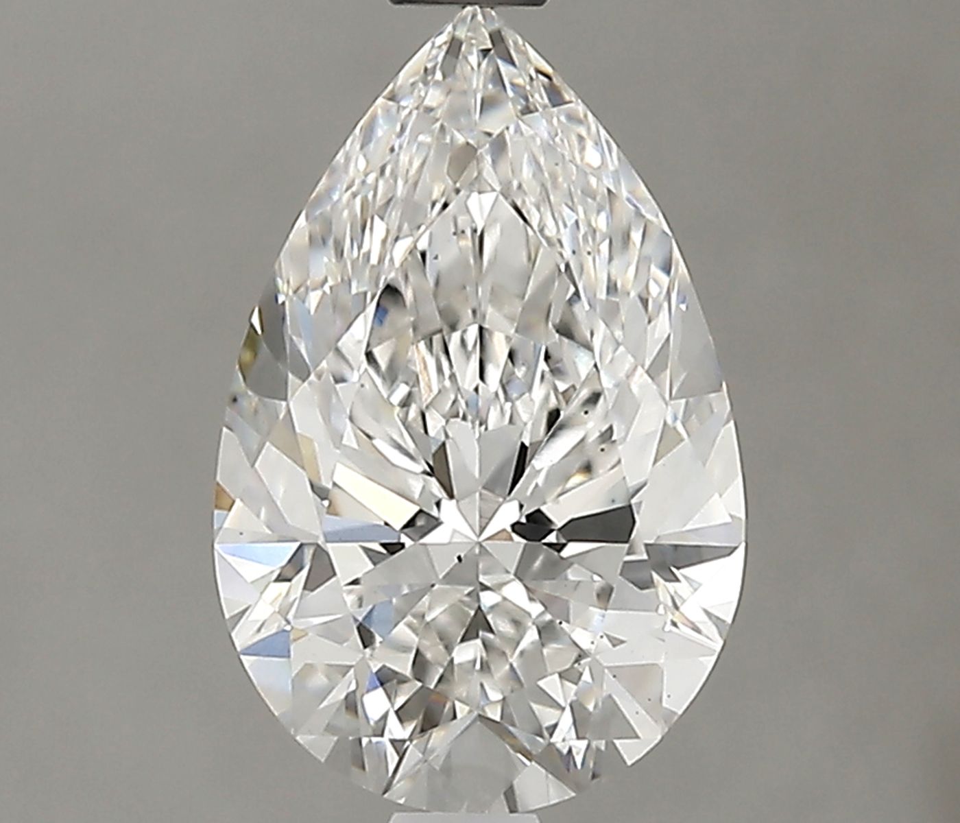 1.69 Carat F-VS2 Pear Lab Diamond