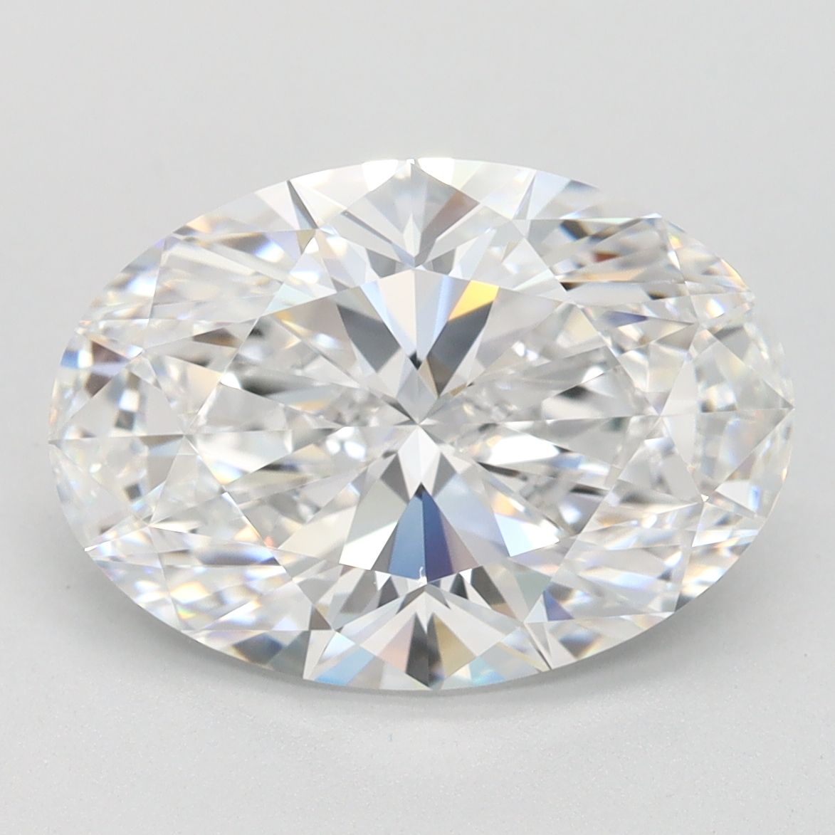 3.73 Carat D-VVS1 Oval Lab Diamond