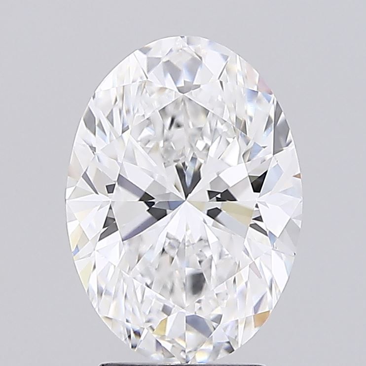 3.70 Carat D-VVS2 Oval Lab Diamond