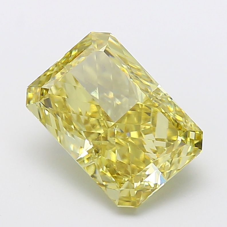 5.57 Carat Radiant Cut Fancy Yellow