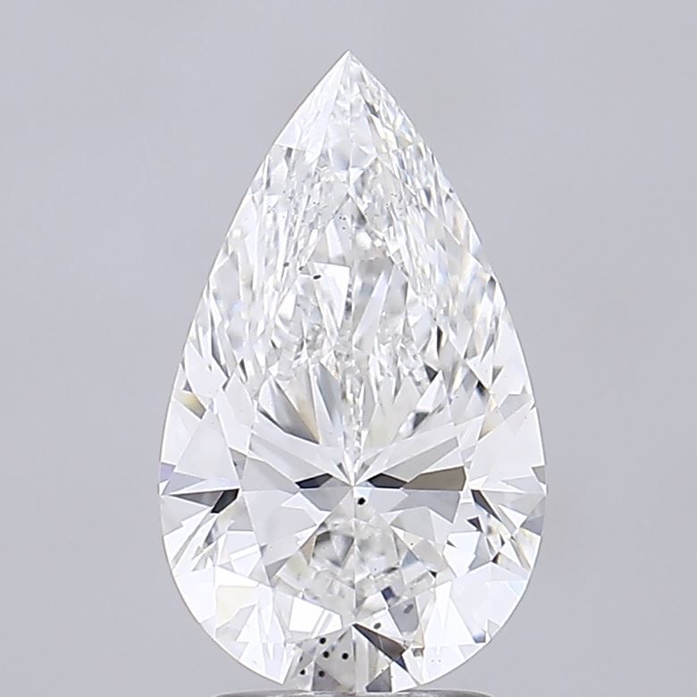 2.99 Carat F-VS2 Pear Lab Diamond
