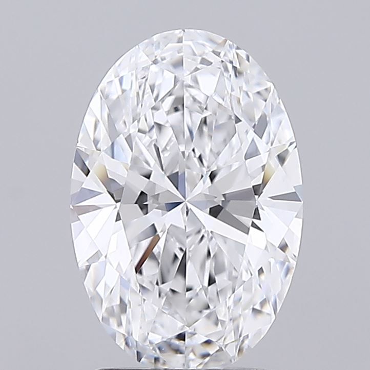 2.00 Carat D-VVS1 Oval Lab Diamond