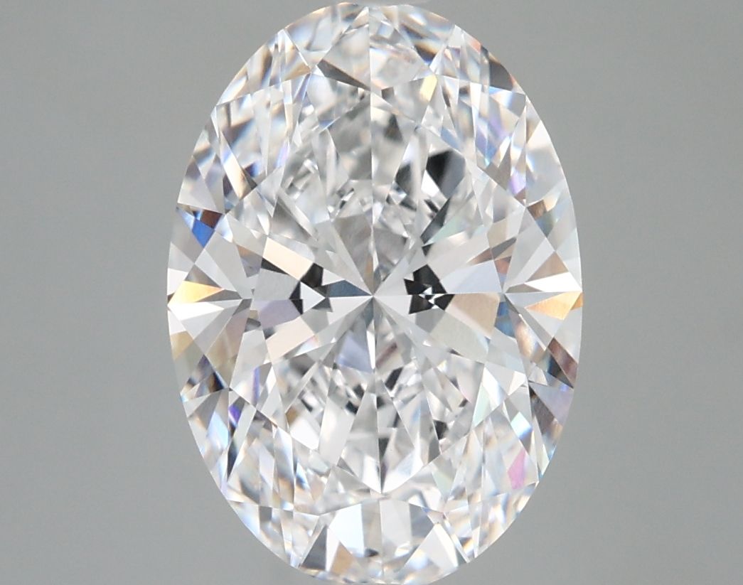 3.82 Carat D-VVS2 Oval Lab Diamond
