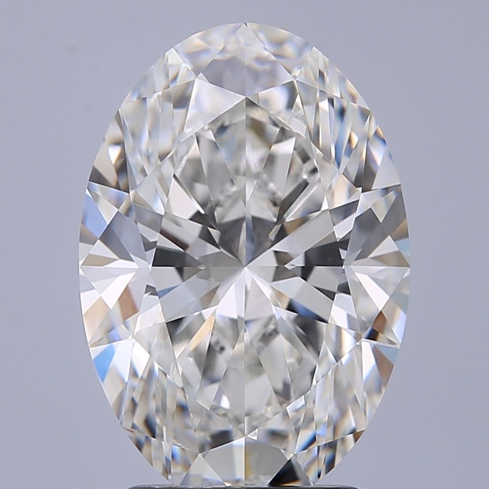 2.57 Carat F-VVS1 Oval Lab Diamond