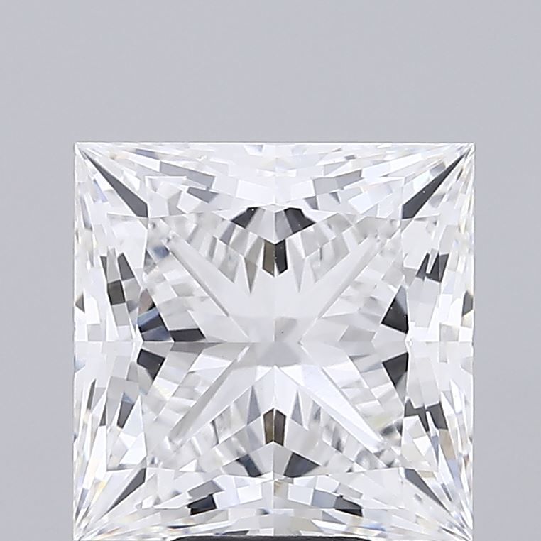 6.61 Carat E-VVS2 Princess Lab Diamond