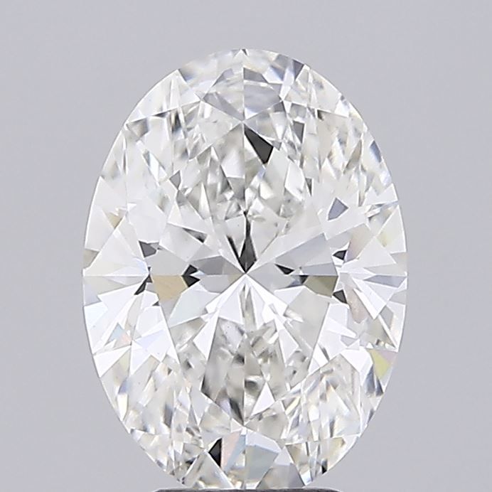 4.04 Carat G-VVS2 Oval Lab Diamond
