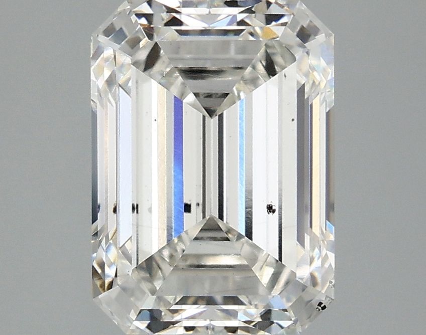 3.09 Carat F-SI1 Emerald Lab Diamond