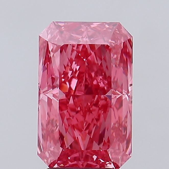 3.05 Carat Radiant Cut Fancy Pink