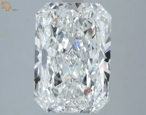 4.21 Carat F-VVS2 Radiant Lab Diamond