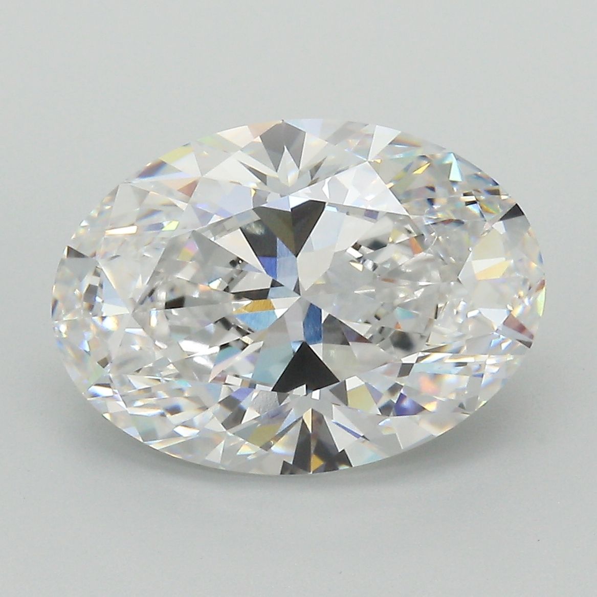 5.81 Carat D-VVS2 Oval Lab Diamond