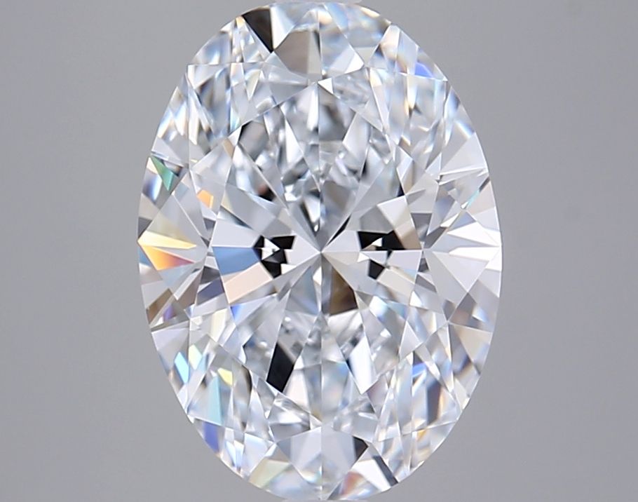 3.54 Carat F-VVS2 Oval Lab Diamond