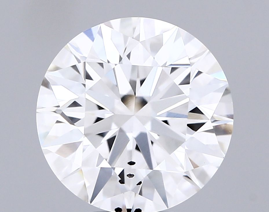 5.03 Carat F-SI1 Round Lab Diamond