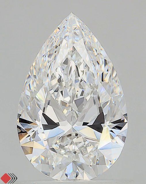 1.01 Carat E-VVS2 Pear Lab Diamond