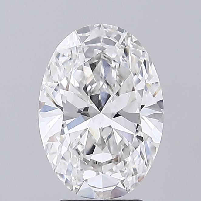 3.00 Carat F-VVS2 Oval Lab Diamond