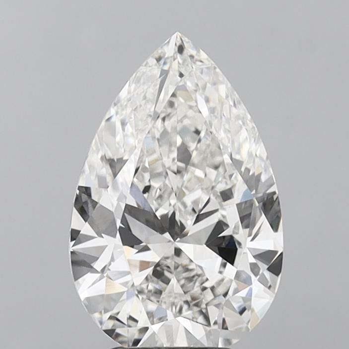 4.01 Carat G-VS1 Pear Lab Diamond