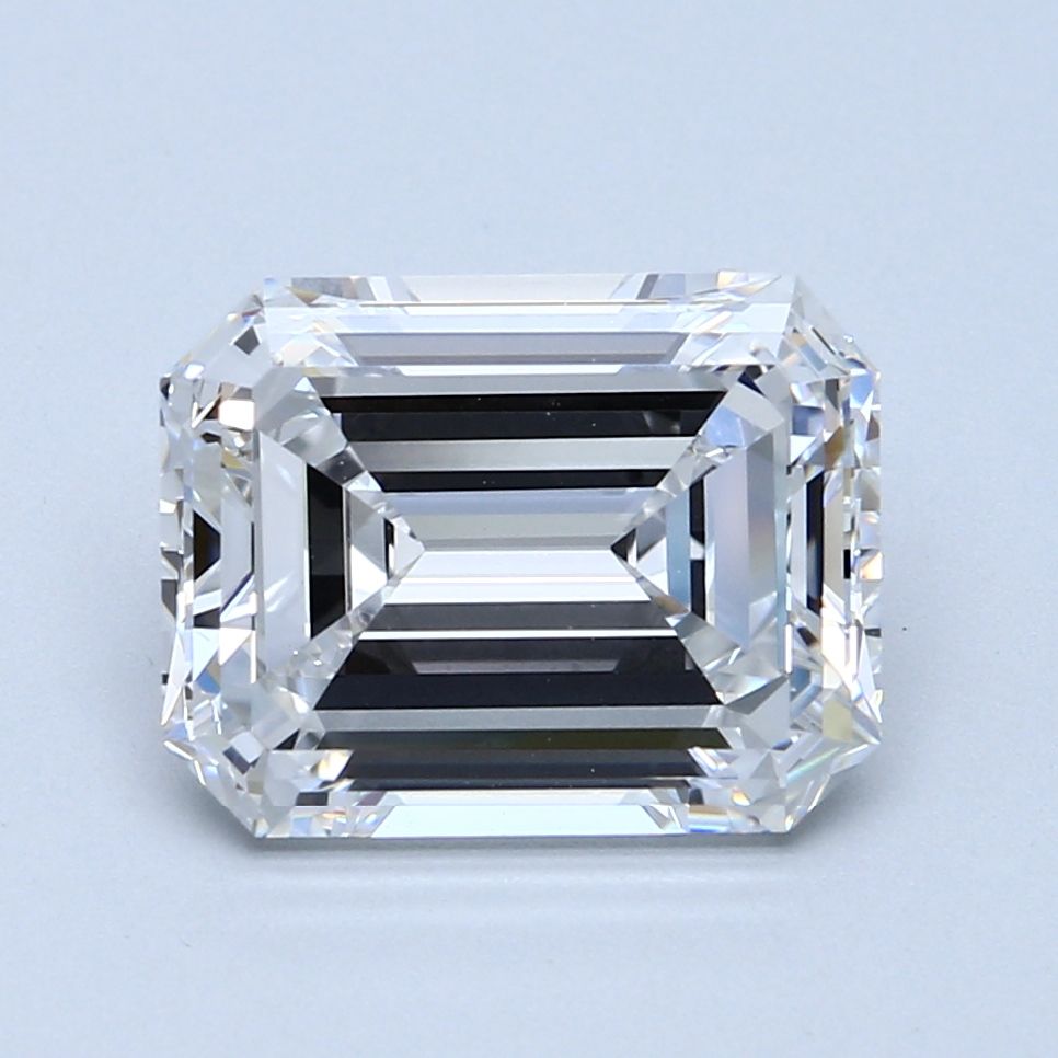 4.38 Carat D-VVS2 Emerald Cut Diamond