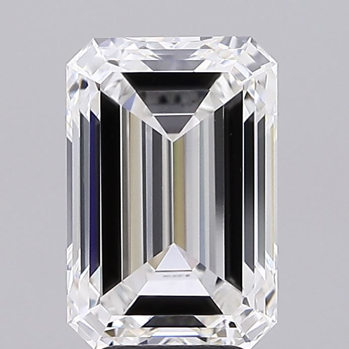 5.04 Carat F-VVS2 Emerald Lab Diamond