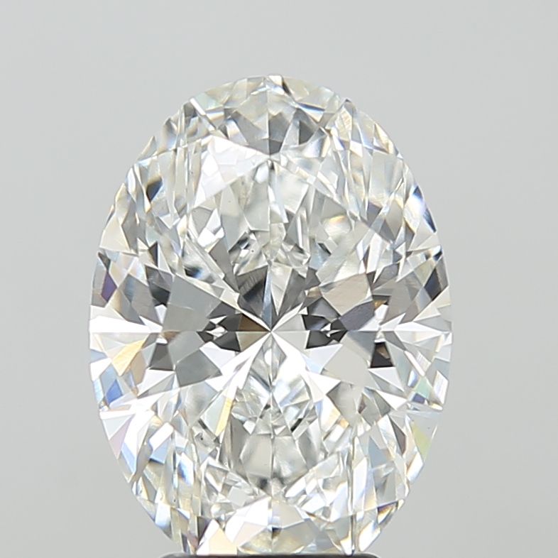 4.08 Carat F-VS1 Oval Lab Diamond
