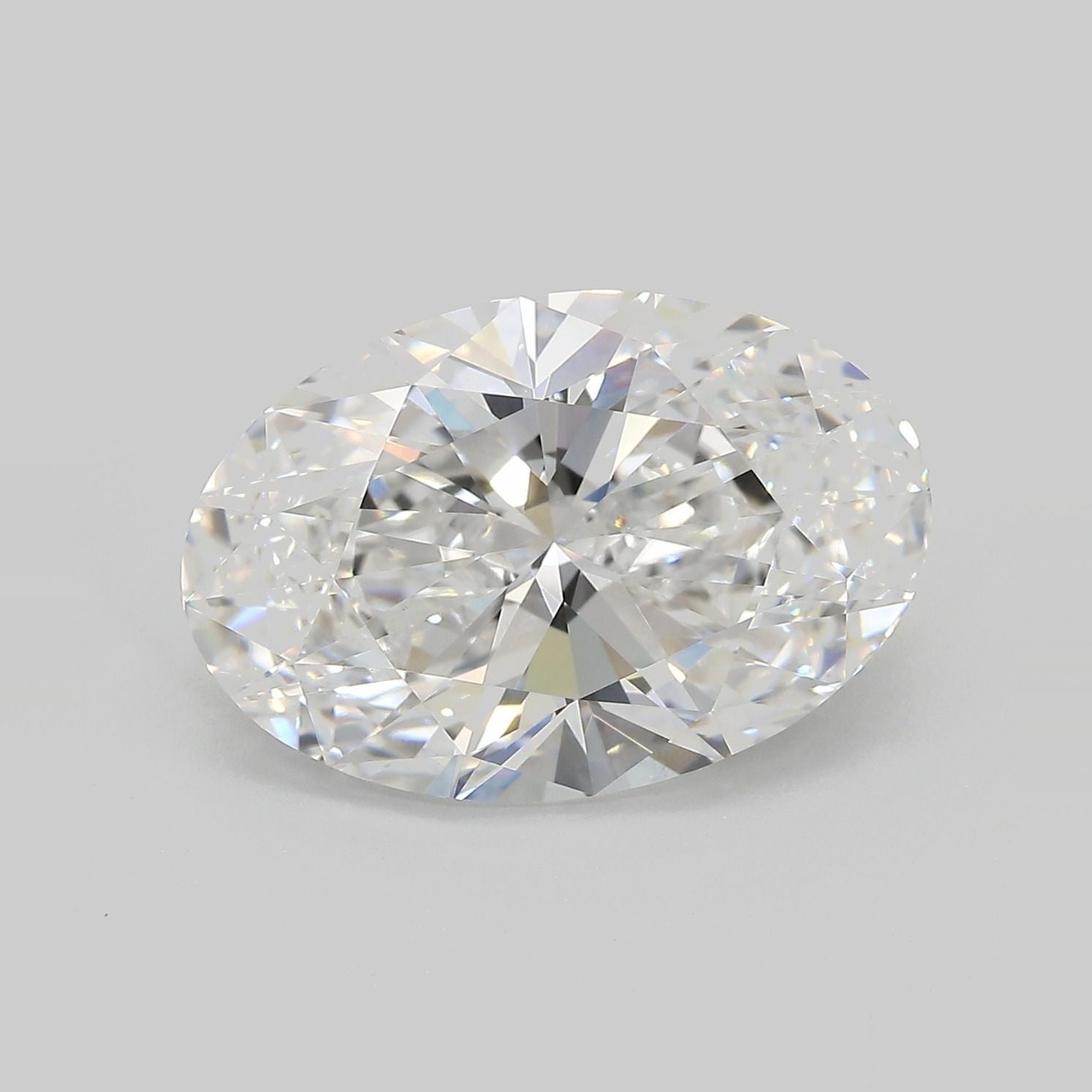 8.07 Carat D-VVS2 Oval Lab Diamond