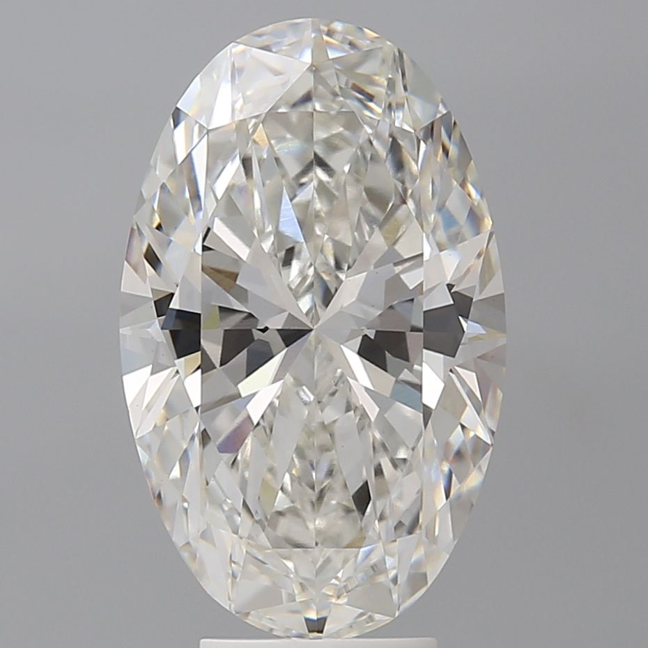 5.59 Carat F-VVS2 Oval Lab Diamond
