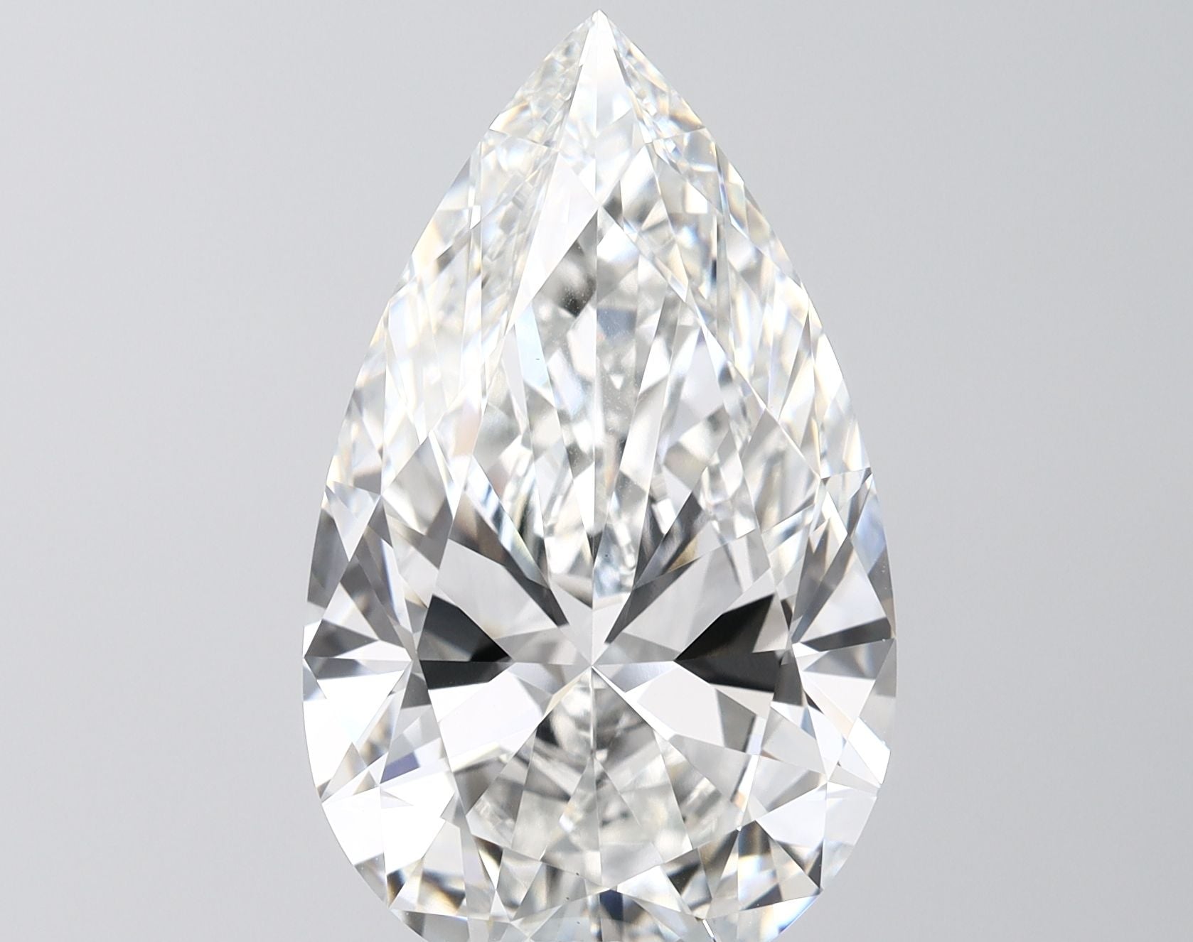10.02 Carat F-VS1 Pear Lab Diamond