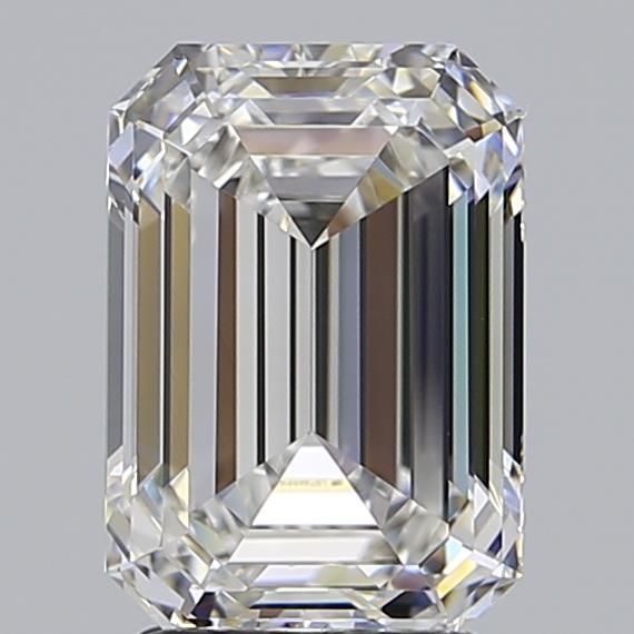 3.02 Carat E-VVS2 Emerald Lab Diamond
