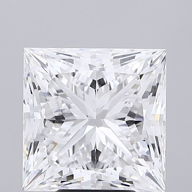 6.27 Carat E-VVS2 Princess Lab Diamond