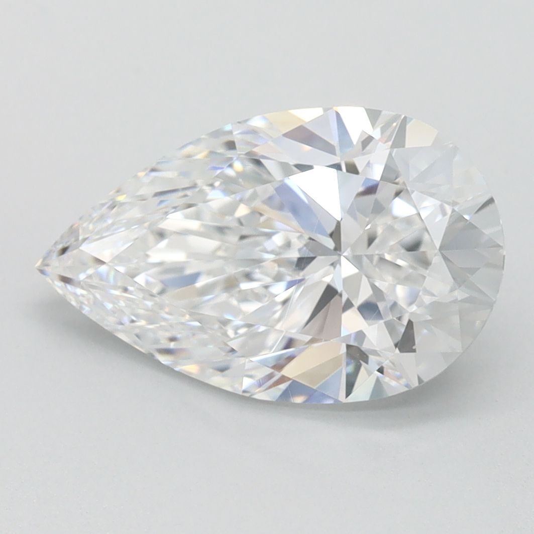 2.02 Carat D-IF Pear Lab Diamond