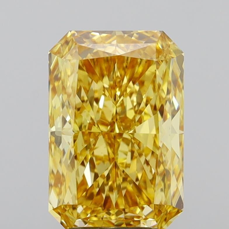 3.55 Carat Radiant Cut Fancy Yellow