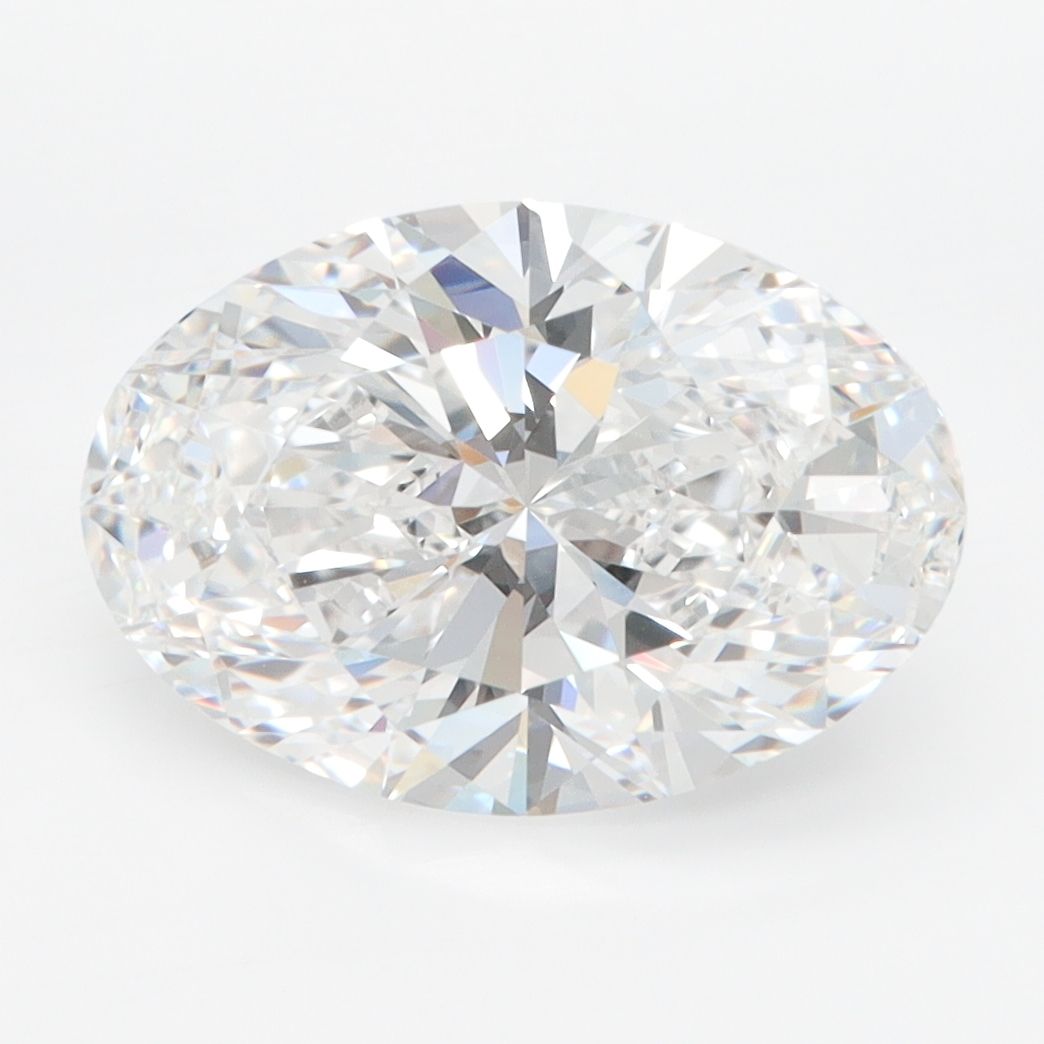 3.53 Carat D-VVS1 Oval Lab Diamond